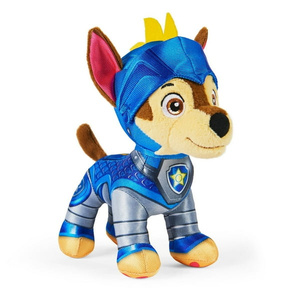 PAW Patrol, Rescue Knights Chase Stuffed Animal Plush Toy, 8-inch, Kids Toys for Ages 3 and up