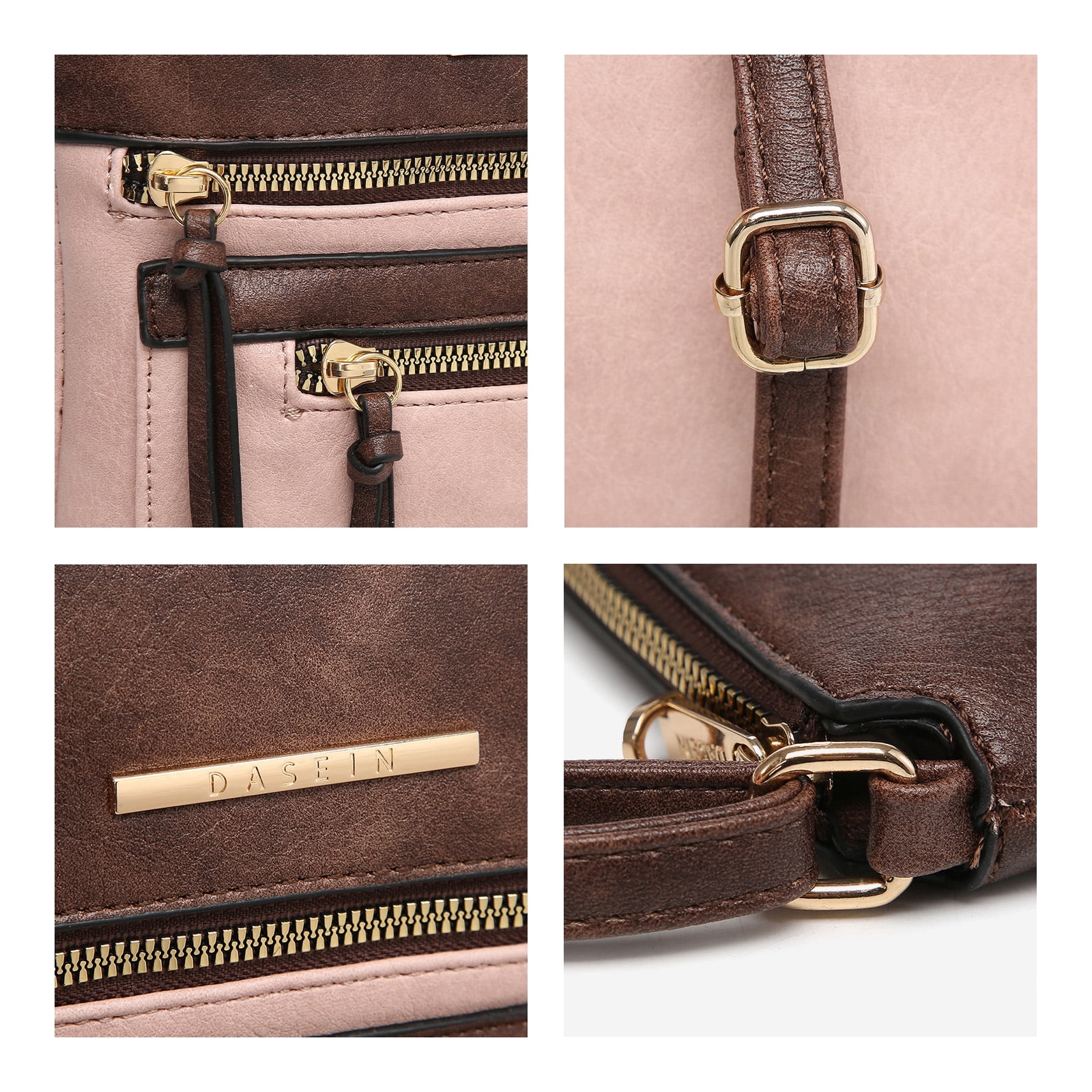 Lightweight Crossbody Bags for Women Shoulder Bag Purse Vegan Leather Soft Travel Handbag with Multi Pockets
