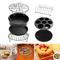 thumbnail image 3 of Soporte para Freír de 7 Uds., Estante para Sartenes Y es para Hornear, Bandeja para Pizza, Accesorios para Freidora de Aire de 8 Pulgadas perfecl molde para hornear freidora, 3 of 8