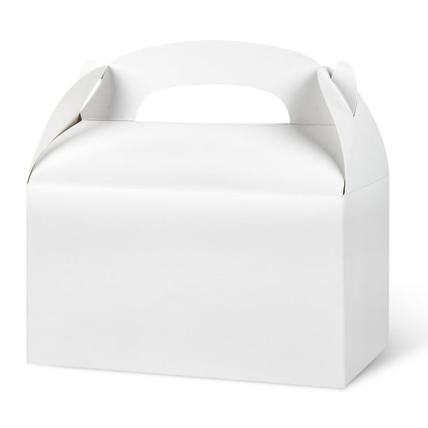 Cajas de regalo para fiestas DjinnGlory, 36 unidades, 16 x 9 x 8 cm, color blanco