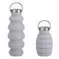 thumbnail image 2 of Leodye 1PCS 500ml Foldable Expandable Water Bottle - Leakproof Reusable Sports Cup for Outdoor Activities -8.3x3x3in, 2 of 7