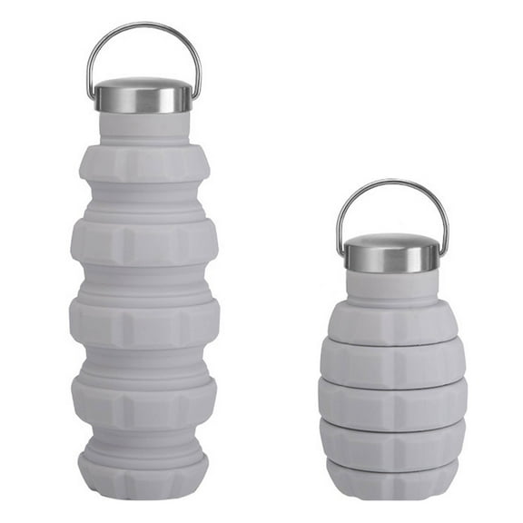 Water Bottles Cameland Silicone Collapsible Water Bottles, 17 Oz Portable Foldable Expandable Water Bottle Sports Cups, Leak Proof And Reusable, For Outdoor Activities Travel Water Bottle on Clearance