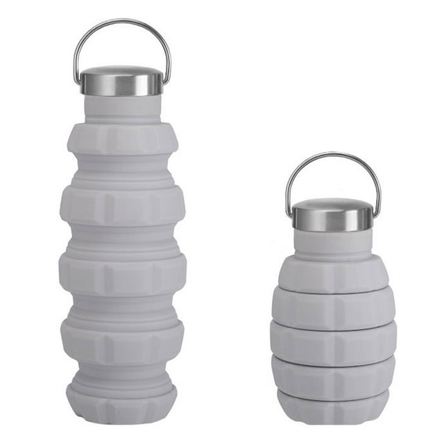 TIMIFIS A Humidifier Water Bottles, 500ml Portable Foldable Expandable Water Bottle Sports Cups, Leak Proof and Reusable, for Outdoor Activities Travel Kitchen Gadgets