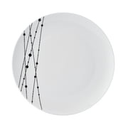 Studio Nova Linear Symphony 12 Piece Porcelain Dinnerware Set White