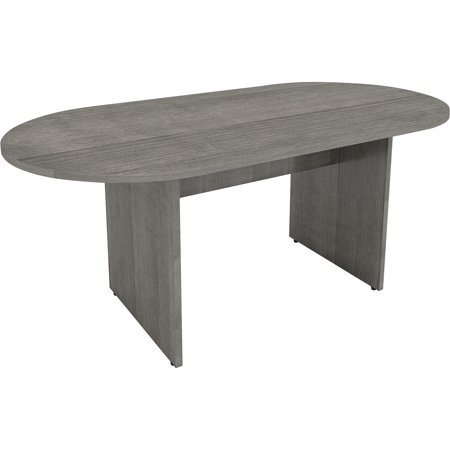 UPC: 0035255695695 | Lorell Weathered Charcoal Laminate Desking – 1.3 Top  0 Edge  72 x 29.536 – Finish: Weathered Charcoal  Laminate
