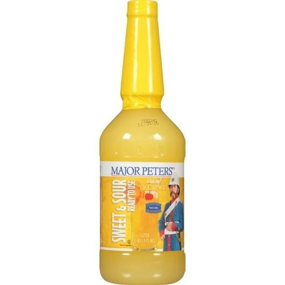 Major Peters Sweet and Sour Mixer, 1 Liter -- 12 per Case.
