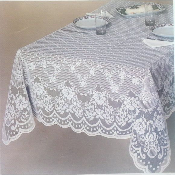 Veneza, Lace Tablecloth, Floral Pattern. Perfect for Wedding, Banquet or Party
