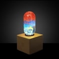 thumbnail image 3 of EP Light E26 E27 Light Bulb Youth，Resin Colored LED Bulb,Night Light for Bedrooms,Handmade Art fixture Cool Gifts for Teens, 3 of 7