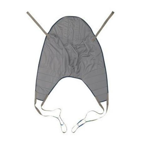 Universal High Poly Sling, Gray with Navy Binding - Small
