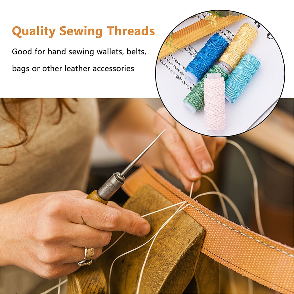 Waxed Polyester Cord Twisted Cord for Jewelry Making Mixed Color 0.8mm 12m/roll
