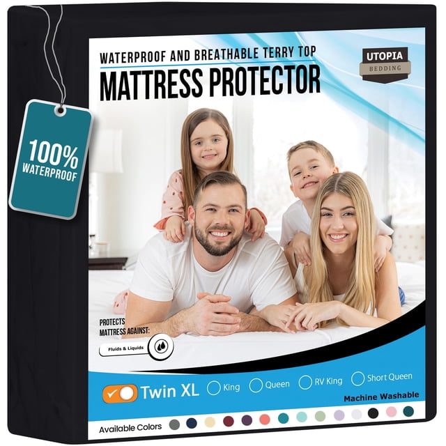 Protector de colchón Utopia Bedding, impermeable, tamaño XL