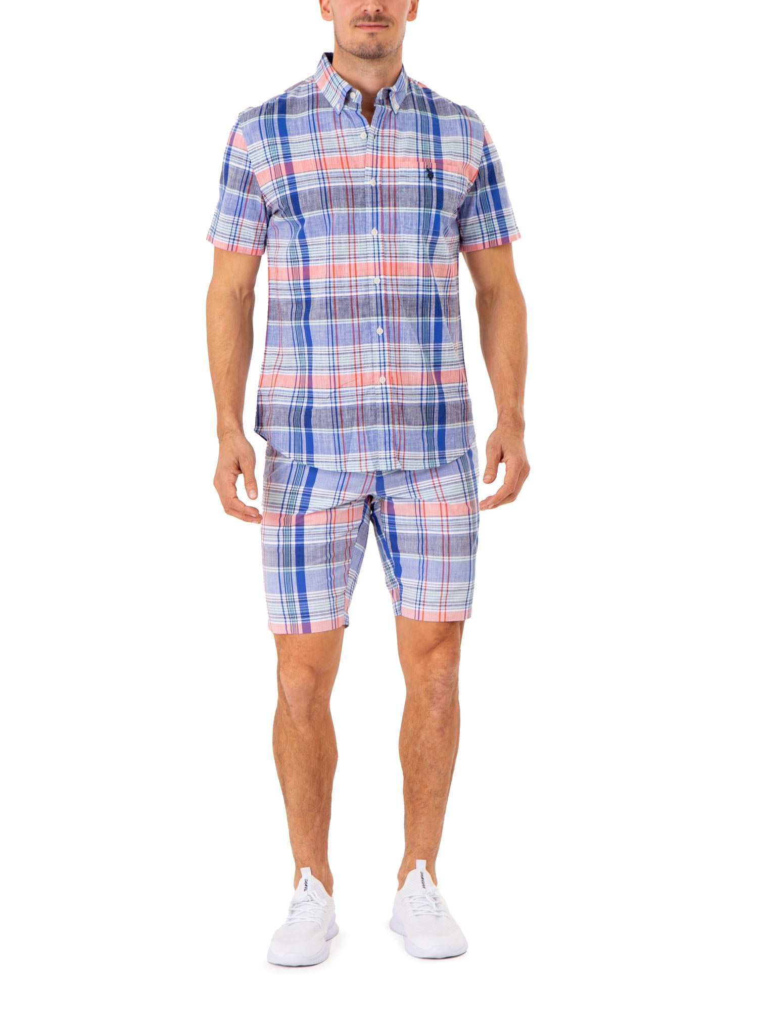 U.S. Polo Assn. Men's Short Sleeve Woven Shirt