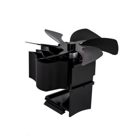 

Home 6 Blades Flue Pipe Stove Fan Fireplace Wood Burning Heat Powered Stove Fan
