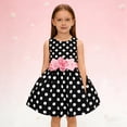 thumbnail image 4 of LIJCC Girls' Sleeveless Polka Dot Dress - Flower-Accented Belt Detail - Cute Design - Ideal for Casual Outings, Playdates & Special Occasions, 4 of 4