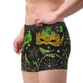thumbnail image 4 of Disketp Carnival Mardi Gras3 Men'S Boxer Briefs,Soft And Breathable Cotton Underwear With Comfortflex Waistband, 4 of 8