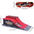 thumbnail image 5 of DIY Mini Finger Skateboard Set, Tech Deck Finger Scooter, Skateboard Park Ramps, Mini Fretboard Skate Park Kit DIY Fingerskate Boarding Ultimate Sports Training Props Toy oso de fresa Juguete, 5 of 5