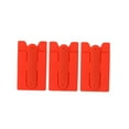 thumbnail image 3 of Mobestech 3-Pack Mobile Credit Card Holder Stick-On Cell Phone Wallet in Red for Convenient Chatting and Everyday Use, 3 of 6