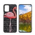 thumbnail image 1 of Compatible with LG Q52 Phone Case, Flamingo-2 Case Men Women, Flexible Silicone Shockproof Case for LG Q52, 1 of 1