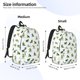 thumbnail image 2 of Easygdp Cute Avocado Yoga Mochila de Lona Resistente para Laptop, Compatible con Laptops de 15 a 17 pulgadas, Ideal para Escuela, Trabajo y Viajes-Small, 2 of 5