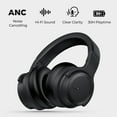 thumbnail image 3 of COWIN Bluetooth Headphones Active Noise Cancelling Headphones Wireless Headphones Over Ear with Mic Deep Bass, Comfortable Protein Earpads, 30 Hours Playtime for Travel/Work,  Black, 3 of 11