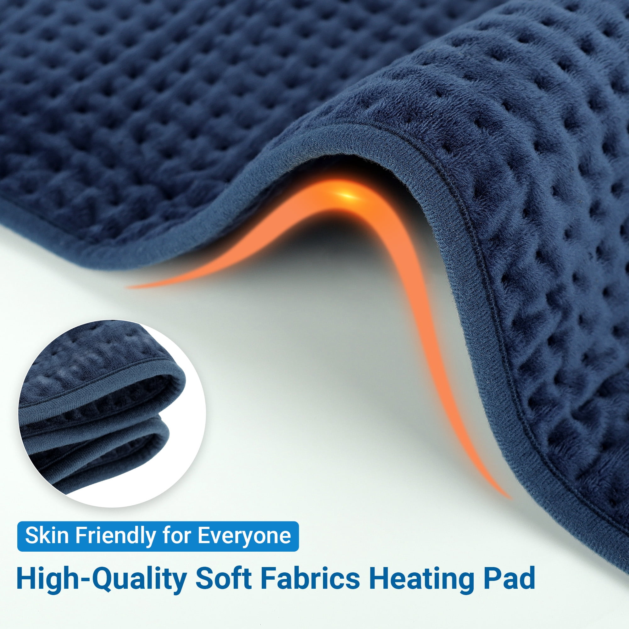 洋楽 STRES and HEAT Comfytemp Large Heating Pad for Back Neck Shoulder, FSA HSA