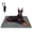 Dark Gray, variant on Luciphia Dog Heating Pad Electric Heated Pet Mat for Cats Waterproof | Digital thermostat, power line protection tube