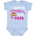 thumbnail image 3 of Inktastic I Watch Football with My Papa Girls Baby Bodysuit, 3 of 5