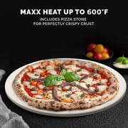 Kalorik MAXX 600°F Pizza Air Fryer Oven with Stone, in Stainless Steel (AFKA600PZASS13)