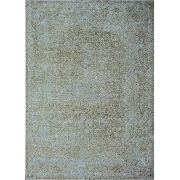 Fine VTG Milena Brown/Beige Rug, 9'8" x 13'3"