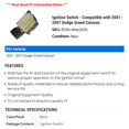 thumbnail image 2 of Ignition Switch - Compatible with 2001 - 2007 Dodge Grand Caravan 2002 2003 2004 2005 2006, 2 of 2