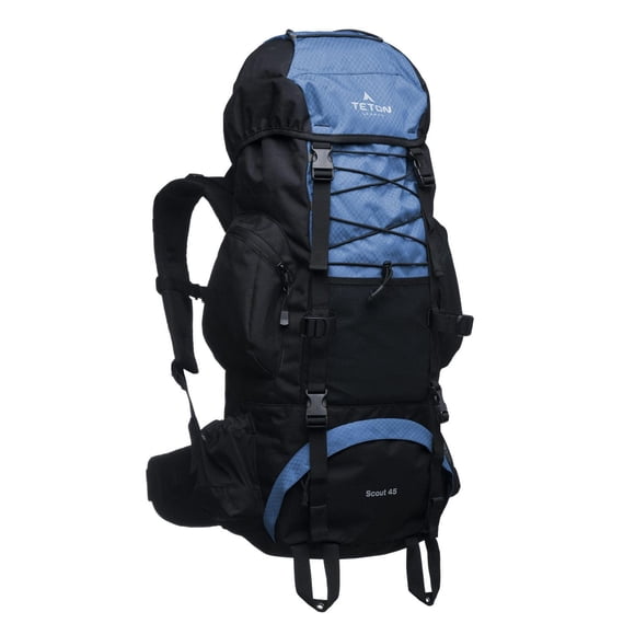 Mochila Scout 45L Senderismo TETON azul 45L
