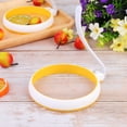thumbnail image 4 of Qiysamall 6 Pcs Pancakes Round Egg Silicone Ring with Handle Pancake Ring Fried Eggs White, 4 of 6