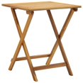 thumbnail image 2 of vidaXL 3 Piece Folding Bistro Set with Cushions Solid Acacia Wood, 2 of 5