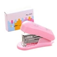 thumbnail image 2 of Christmas Sale Cyenie Pink Mini Stapler Pink, Mini Small Stapler Useful Mini Stapler Staples Set Office Binding, 2 of 3