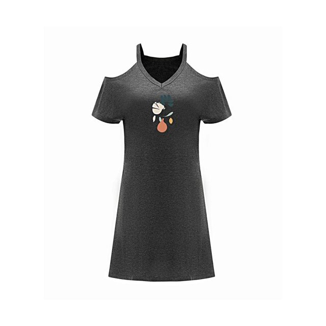 Vestido de verano para mujer, vestido de línea a, minivestido para ir de compras en la playa, regalo de cumpleaños S