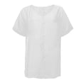 thumbnail image 3 of Women's Large V Neck Loose Eighths Sleeve Pullover Women Hiking Tops Womens Running Clothes Space Pack Oversized Tee Shirts for Women Women Shirts Size Medium Womens Summer T Shirts Soft Long Sleeve, 3 of 4