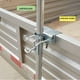 thumbnail image 2 of Abrazadera para sombrilla de cubierta, clip para soporte de sombrilla para Patio, soporte para sombrilla para balcón, soporte para sombrilla ajustable para ricycles, 2 of 5