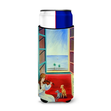 

Caroline s Treasures 7126MUK Italian Greyhounds and Violinist Ultra Hugger for slim cans Slim Can multicolor