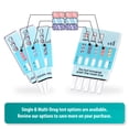 thumbnail image 3 of Mintegrity [75pk] - 6-Panel Dip Card Instant Urine Drug Test - Oxazepam (BZO), Cocaine (COC), Meth/Methamphetamine (mAMP/MET), Opiates (OPI), Oxycodone (OXY), Marijuana/Cannabinoids (THC) #MT-WDOA-564, 3 of 9
