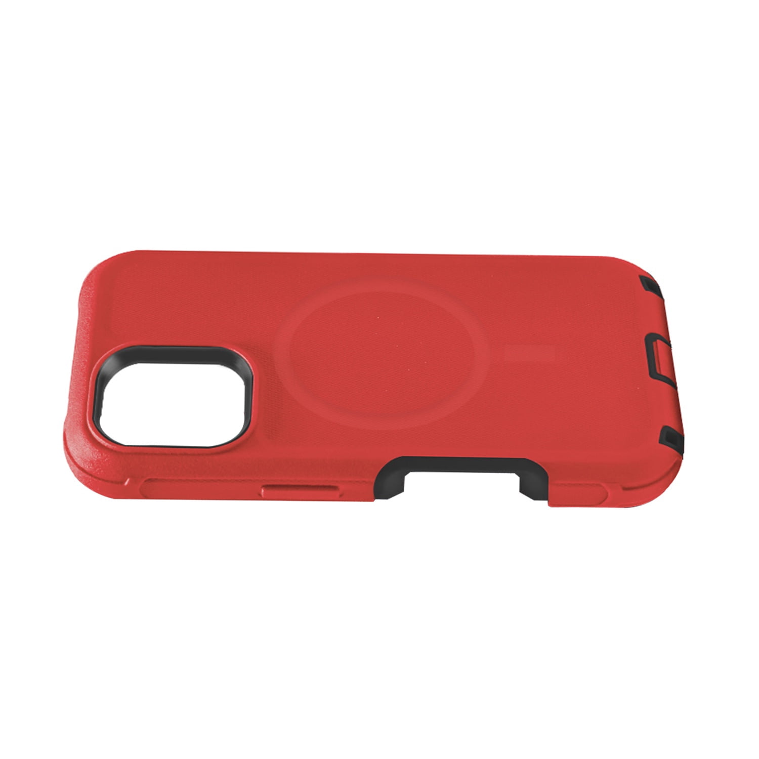 Duual Pro Protector Case with Magsafe for iPhone 17 Pro - Red & Black