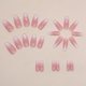 thumbnail image 2 of Uñas postizas Press On Hkanlre forma coffin degradado rosa 24 piezas tamaño mediano, 2 of 7