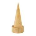 thumbnail image 3 of TISHITA Cone Shape Rings Holder Jewelry Organizer for Retail Shop Shows Home Wedding wood color, 3 of 8