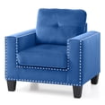 thumbnail image 3 of Glory Furniture Nailer G313A-C Navy Blue Chair, 3 of 7