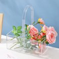 thumbnail image 7 of Sunjoy Tech Flower Box with Handle Sturdy Base Non-slip Bottom Not Easily Break Shatter-proof Waterproof Transparent Flower Gift Case Living Room Decor, 7 of 7
