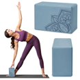 thumbnail image 1 of Yoga Block Gaiam Supportive, espuma EVA, sin látex, antideslizante, azul, 1 of 8