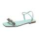 thumbnail image 2 of Flat Fashion Pansy Diamond Viscosa Punta redonda Charol Sandalias de moda Wmkox8yii nm8203, 2 of 5