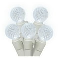 thumbnail image 2 of Vickerman 100 Cool White G12 LED Single Mold Light on White Wire, 34' Christmas Light Strand, 2 of 2