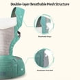 thumbnail image 4 of Portabebés transpirable multifuncional con cintura de soporte lumbar para asiento de cadera, 4 of 8