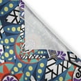 thumbnail image 3 of Ambesonne Vintage Kitchen Curtains, Circular Floral, 55"x39", Multicolor, 3 of 3