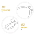 thumbnail image 3 of GAXIRE 5Pcs Jar Wire Clamps Stainless Steel Fastenings For Easy Fastening In Coffee Shop, 3 of 8